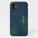 Search for green palm leaves iphone cases Summer