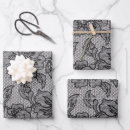 Search for lace wrapping paper floral