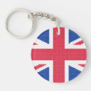 Search for london round key rings Union jack