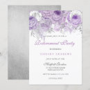 Search for purple retirement party invitations Glitter