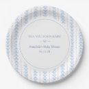 Search for beach baby shower plates Hand drawn