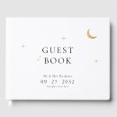 Search for stars wedding guest books Typography