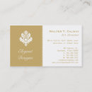 Search for khaki business cards Interior designer