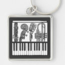 Search for vintage musician key rings Band