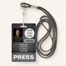 Search for press id badges Black