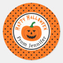 Search for scary pattern stickers Orange