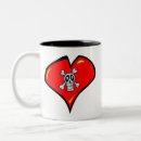 Search for skull heart mugs Dark