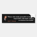 Search for kennedy bumper stickers Jfk
