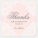 Search for lace baby shower thank you stickers For her