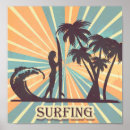 Search for surf board posters Palm tree