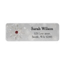 Search for winter games return address labels Winter bridal shower