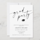 Search for minimalist graduation invitations Script