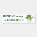 Search for leprechaun bumper stickers Humour