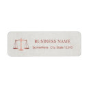 Search for law school return address labels Lawyer