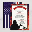 Search for firefighter retirement party invitations Fireman