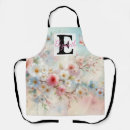 Search for flower monogram aprons Flowers