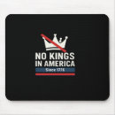 Search for graphic mouse mats No kings in america