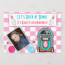 Search for childrens bowling party invitations Pink