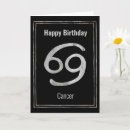 Search for zodiac zodiac sign cancer birthday cards Cancer the crab