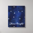 Search for midnight blue canvas prints Stars