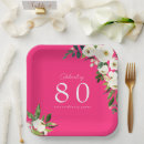 Search for 75th birthday plates Hot pink