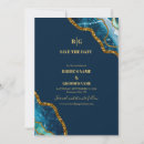 Search for geode save the dates Gold glitter