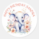 Search for happy elephant stickers Flowers