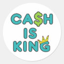 Search for cash stickers Cash is king
