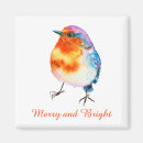 Search for merry christmas magnets Watercolor
