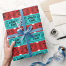 Search for ticket wrapping paper Party