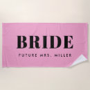 Search for bride beach towels Bridesmaid