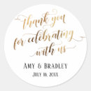 Search for gold foil wedding stickers Calligraphy