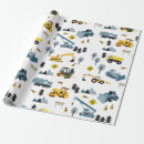 Search for construction site wrapping paper Dump truck