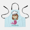 Search for pink mermaid aprons For kids