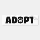 Search for animal rescue bumper stickers Adoption