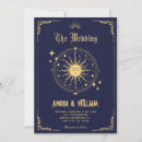 Search for sun and moon wedding invitations Vintage