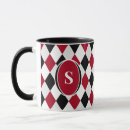 Search for red diamond mugs Modern