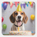 Search for beagle birthday stickers Dog