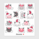 Search for santa hat stickers Red
