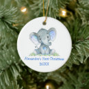 Search for elephants christmas tree decorations Baby boy