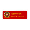 Search for official return address labels Usmc seal