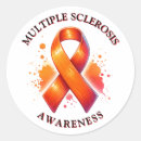 Search for multiple sclerosis stickers Orange