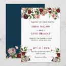 Search for maroon and navy wedding invitations Blush