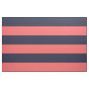 Search for coral and blue fabric Stripes