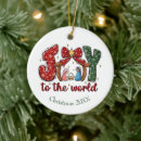 Search for joy to the world christmas tree decorations Watercolor