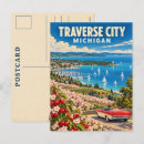 Search for vintage michigan postcards Great lakes