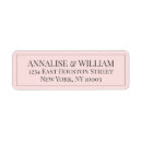 Search for pink grey return address labels Simple