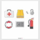 Search for lock and key stickers Safety