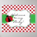 Search for ladybug posters party signs Baby