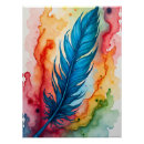 Search for blue feathers posters Vibrant